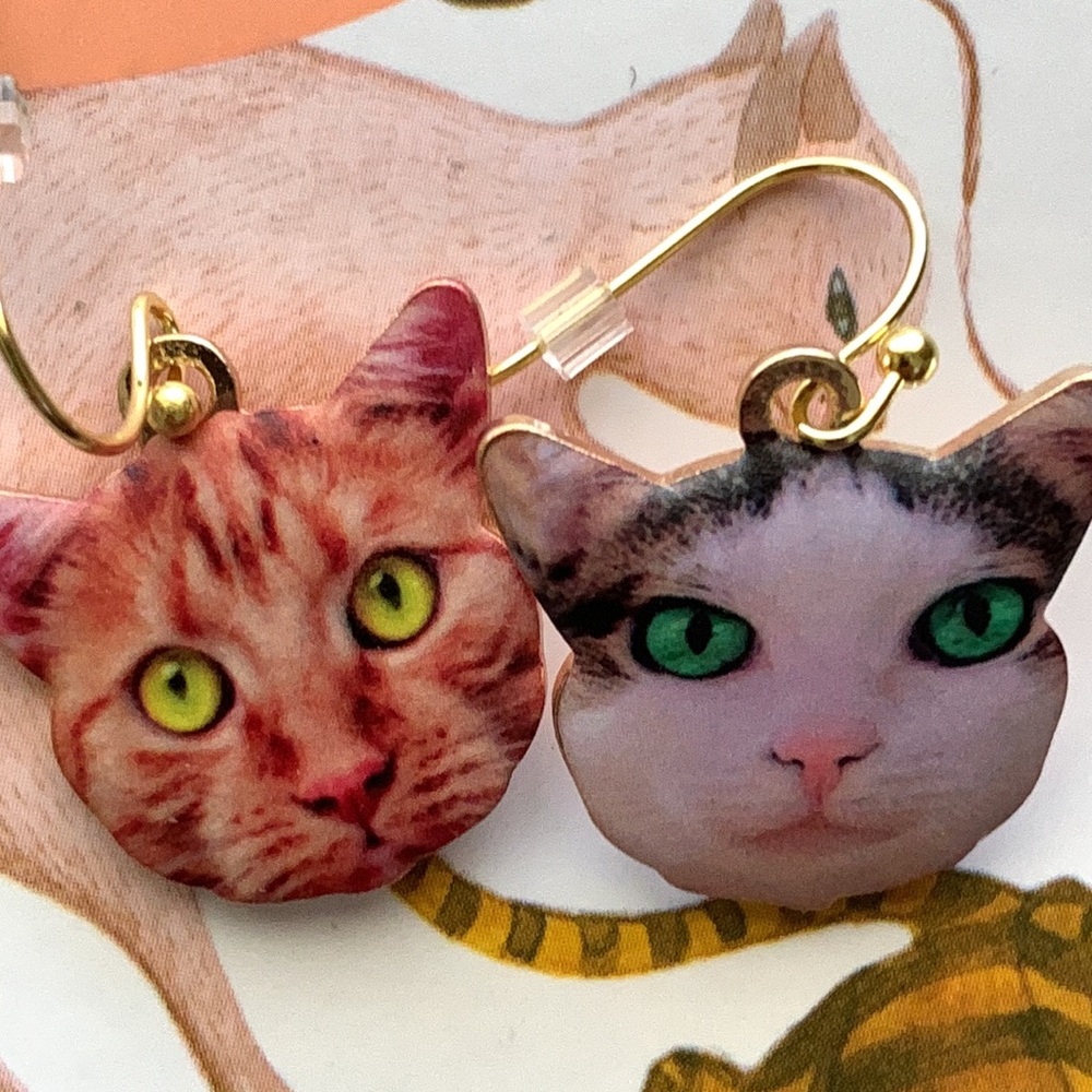 Kitty earrings - New!